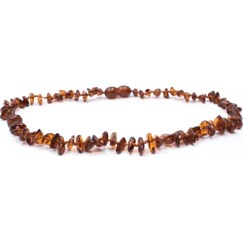 Náhrdelník Milujeme Kameny Jantarové korálky pro děti - hnědé NK89 154060