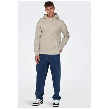 Dámská mikina Only & Sons Mikina Dan 22026661 Béžová Relaxed Fit M