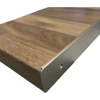 Kuchyňská pracovní deska Interex Koncová lišta pracovní desky 38 mm / Inox Pravá 600 mm