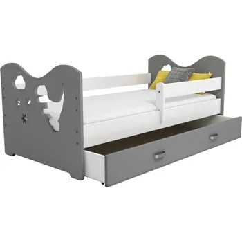 Dětská postel Zásuvka pod postel ORTLER, šedá + vyzvednutí ZDARMA
