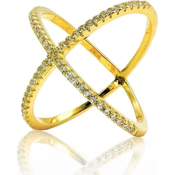 Prsten Stříbrný prsten MANUELA pozlacený Velikost:7 (EU: 54-56) Ag/; ≤3,08 g 11008_7