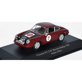 autíčko Porsche 911 S #7 Bavaria Rallye 1970 Walter Rohrl 1:43 - CMR Porsche 911 S N7 - kovový model auta