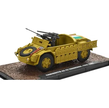 autíčko Camionetta AS 42 Sahariana Italy 1942 1:43 - Atlas časopis s modelem Fiat-SPA AS42 «Sahariana» Itálie 1942 - kovový model auta