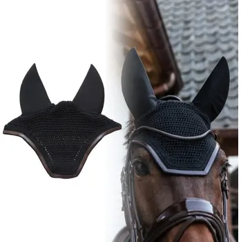 Vybavení pro koně Čabraka na uši Kentucky Wellington Leather Soundless