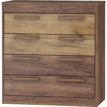 Komoda Komoda GATTON 4S, craft tobaco/craft zlatý, 5 let záruka + vyzvednutí ZDARMA