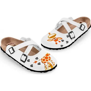 Dámské pantofle FORcare - Dámské pantofle, 101056 potisk - žirafa Velikost: 36