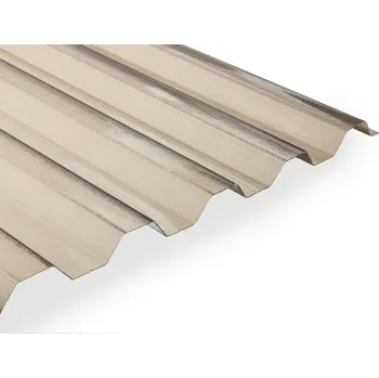 Průsvitná krytina Palram trapézová polykarbonátová deska BRONZ Rozměr formátu: 1060 x 2500mm s jemnou povrchovou krupičkou
