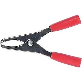 Startovací kabel Hadex Bateriové kleště 15A s bužírkovou izolací, červené o délce 70 mm