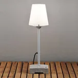 Konstsmide Stylová nová stojací lampa Lucca pro venkovní použití, 59 cm šedá, bílá 1 x 60 W - Doprava zdarma
