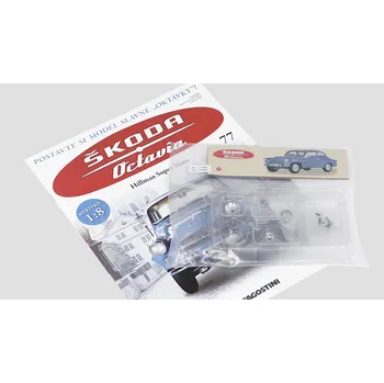 autíčko DeAgostini Škoda Octavia 1959 1:8 - časopis #77 se stavebnicí Škoda Octavia 1959 - stavebnice DeAgostini