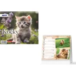 MFP Stolní mini kalendář Kočky 2025