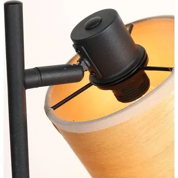 Lampička Steinhauer Bambusová stolní lampa - Ø stínidla 12 cm přírodní, černá 1 x 40 W - Doprava zdarma