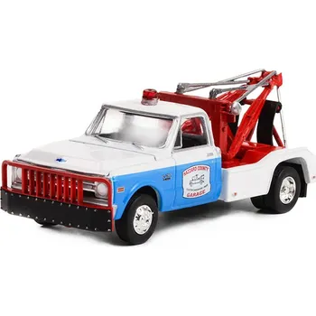 autíčko Chevrolet C-30 1969 Dually Wrecker 1:64 Chevrolet C 30 Odtahovka Hazzard County Garage - kovový model 1/64