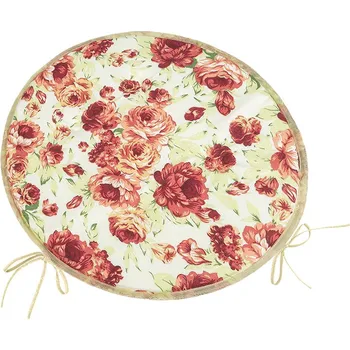 Podsedák Bellatex Sedák BERTA kulatý hladký Růžová,Zelená