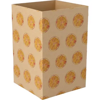 Jednorázové nádobí Reklamní CreaSleeve Kraft 359 papírový kraftový rukáv na zakázku, přírodní