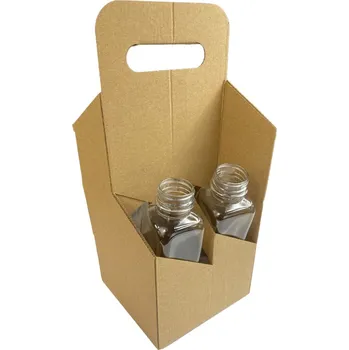 Jednorázové nádobí Think`n pack Odnosný kartonový obal na 4 lahve TnP 20ks