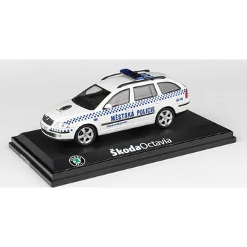 autíčko Škoda Octavia II Combi - 2004 Městská Policie České Budějovice 106 1:43 Abrex Škoda Octavia II Combi - 2004 Městská Policie Ostrava - kovový model auta