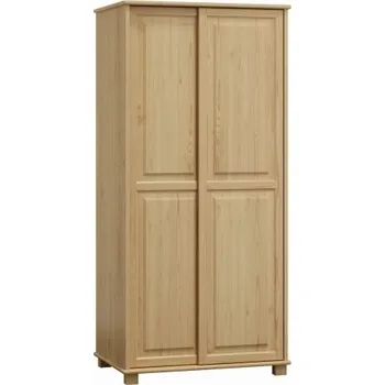 Šatní skříň Skříň šatní 2D BHAGIRA 6, šíře 90 cm, masiv borovice + vyzvednutí ZDARMA