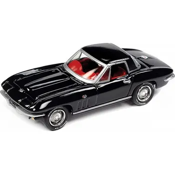 autíčko Chevrolet Corvette Hardtop 1965 1:64 - Johnny Lightning Chevy Corvette Sting Ray Hardtop - sběratelský model auta