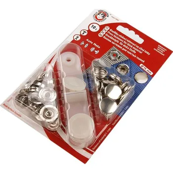 Galanterie Kovové druky Ø15 mm nikl (Kovové druky nikl)