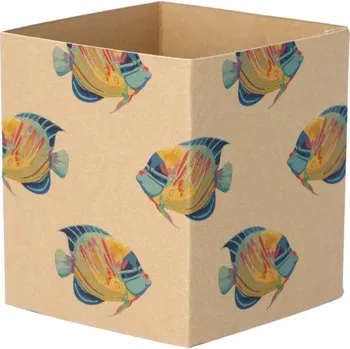 Jednorázové nádobí Reklamní CreaSleeve Kraft 362 papírový kraftový rukáv na zakázku, přírodní