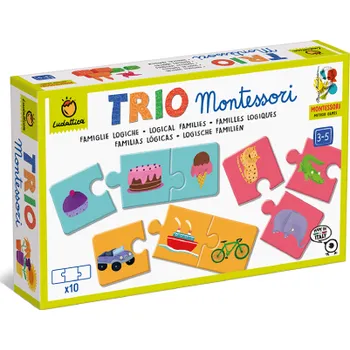 Desková hra Ludattica - Montessori trio logic - Rodiny