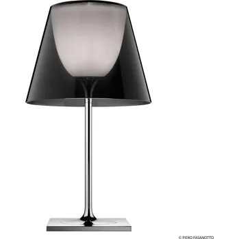 Lampička Stolní lampa FLOS KTribe T2, kouřově šedá - Délka/šířka podstavce 25 cm, výška stínidla 30 cm chrom, kouřově šedá 1 x 150 W - Doprava zdarma