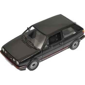 autíčko VOLKSWAGEN GOLF GTI – 1985 – BLACK L.E. 1344 pcs. 1:43 časopis s modelem Volkswagen - VW Golf Gti - kovový model auta 1:43