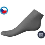 Bambusové kotníkové ponožky 39-41 tmavě šedá