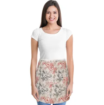 Kuchyňská zástěra Bellatex Kuchyňská zástěra DANA - do pasu Bílá