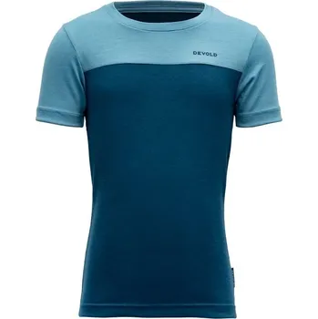 Dětské termoprádlo Dětské merino triko DEVOLD Norang Merino Tee Kid, Flood/Moon - 6