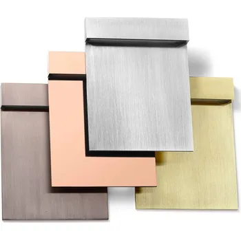 Lampička Flos Architectural FLOS Real Matter LED nástěnné svítidlo IP65 zlaté zlato kartáčované 1 x 3 W LED - Doprava zdarma