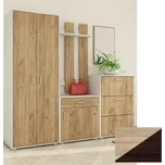 Předsíň LONGFORD, dub sonoma/dub sonoma tmavý, 5 let záruka +možnost VÝNOSU + vyzvednutí ZDARMA