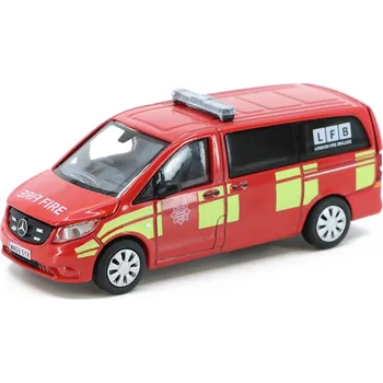 autíčko Mercedes-Benz Vito UK Fire Command Vehicle 1:64 - Era Car Mercedes Vito UK Požární Velitelské Vozidlo - kovový model auta