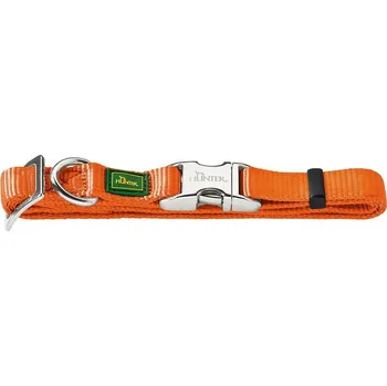 Vodítko pro psa Obojek pro psa Hunter Alu-Strong Oranžová Velikost L (Obvod krku 45-65 cm)