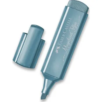 Zvýrazňovač Zvýrazňovač Faber-Castell, metalické barvy, Barva Modrá