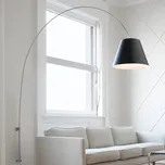 Luceplan Lady Costanza D13Ea d Al/černá, stmívač - stínidlo - Ø 50 cm, výška 35 cm hliník, černý 1 x 105 W - Doprava zdarma