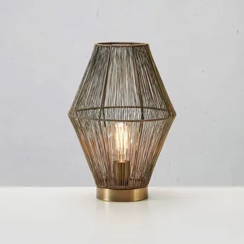 Lampička Markslöjd Stolní lampa Casa, kovové stínidlo, antická mosaz 1 x 40 W - Doprava zdarma