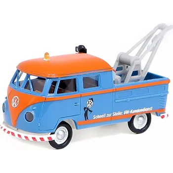 autíčko Volkswagen T1b 1960 Odtahovka 1:87 VW T1 B - kovový model auta 1/87