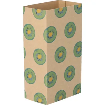 Jednorázové nádobí Reklamní CreaSleeve Kraft 329 papírový kraftový rukáv na zakázku, přírodní