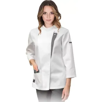 Gastro oděv Reis Dolce-L WS rondon bílo-šedý S-2XL