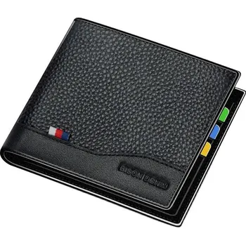 Peněženka Pánská malá peněženka bez zapínání Barva (Varianta): W4549 Black