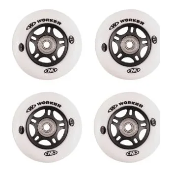 Kolečko k in-line bruslím In-line kolečka WORKER 70mm a ložiska ABEC-5 chrome - Set 4 ks