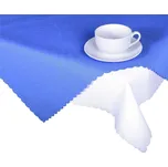 Forbyt Ubrus s nešpinivou úpravou, Jednobarevný Deštík, modrý Ubrusy: 160 x 220 cm ovál