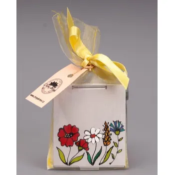 Kosmetické zrcátko Sada - zrcátko, pilník - louka, CHRPA KRNOV