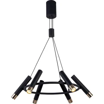 Searchlight Závěsné světlo Elegance 6 zdrojů černá 6 x 60 W - Doprava zdarma