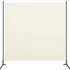 Paraván Textilní 1dílný paraván 320735 175 x 180 cm krémově bílý