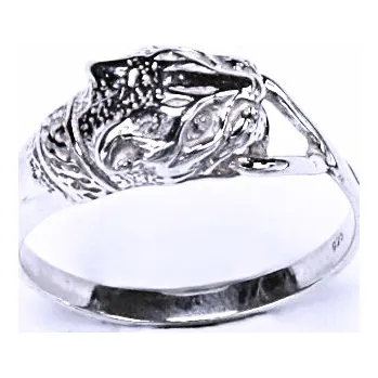 Prsten Stříbrný prsten puma - T722 (Stříbrný prsten s pumou)