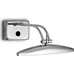 Ideallux Nástěnné světlo Mirror-20, chrom, 25 cm - Nástěnná držák – výška 7 cm, šířka 10 cm 2 x 28 W - Doprava zdarma