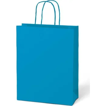 Dárková taška Taška papírová dárková modrá 18 x 23 cm